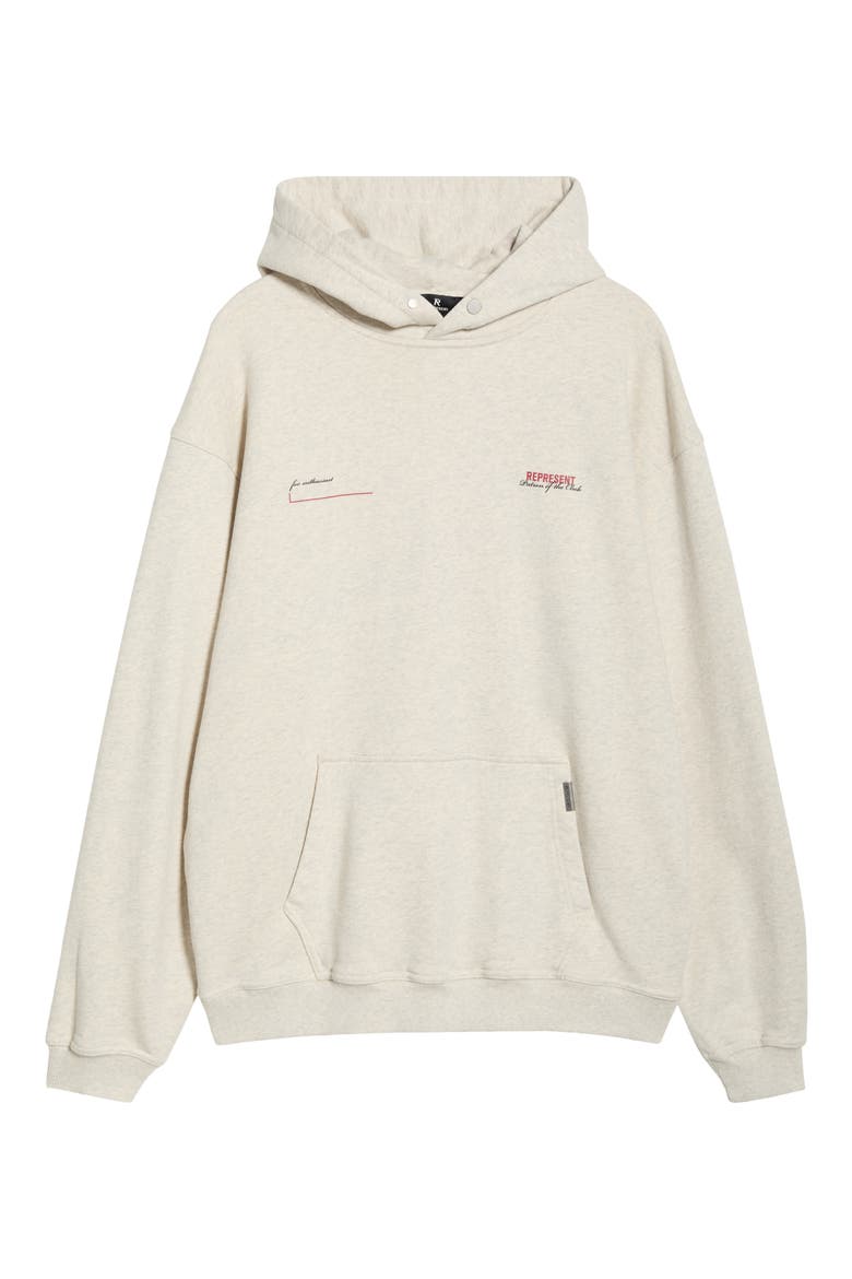 Patron of the Club Graphic Hoodie, Alternate, color, CREAM MARL