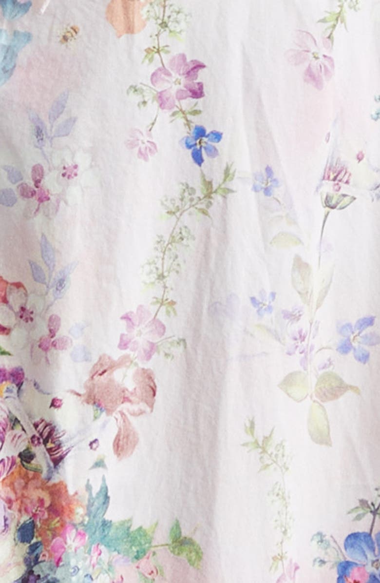 Camilla Palatial Pastels Two-Tier Organic Cotton Maxi Dress, Alternate, color, Palatial Pastels Palapast