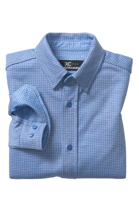 Kids' XC Flex® Check Button-Up Shirt