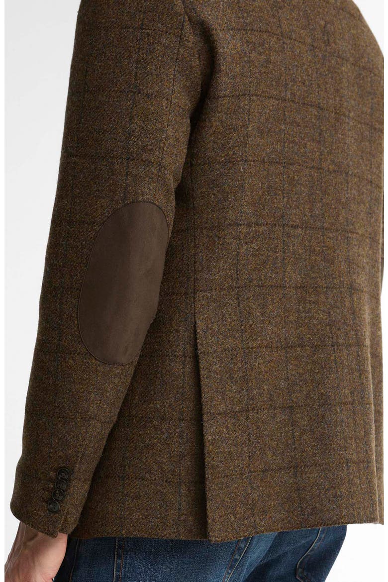 Gosforth Moons Checked Wool Sport Coat, Alternate, color, BROWN