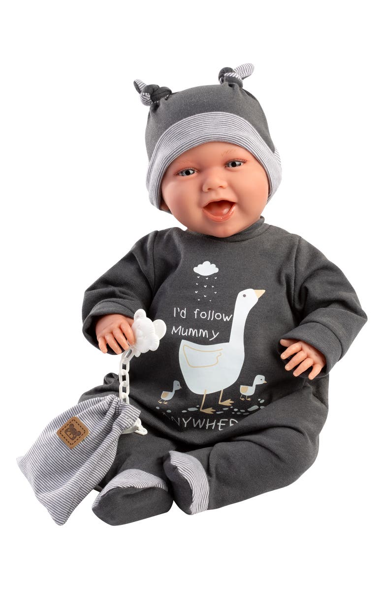 Llorens Luis 16.5-Inch Laughing Articulated Baby Doll, Main, color, Multi