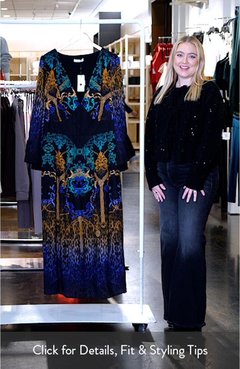 Ayanna Long Sleeve Maxi Dress, sales video thumbnail