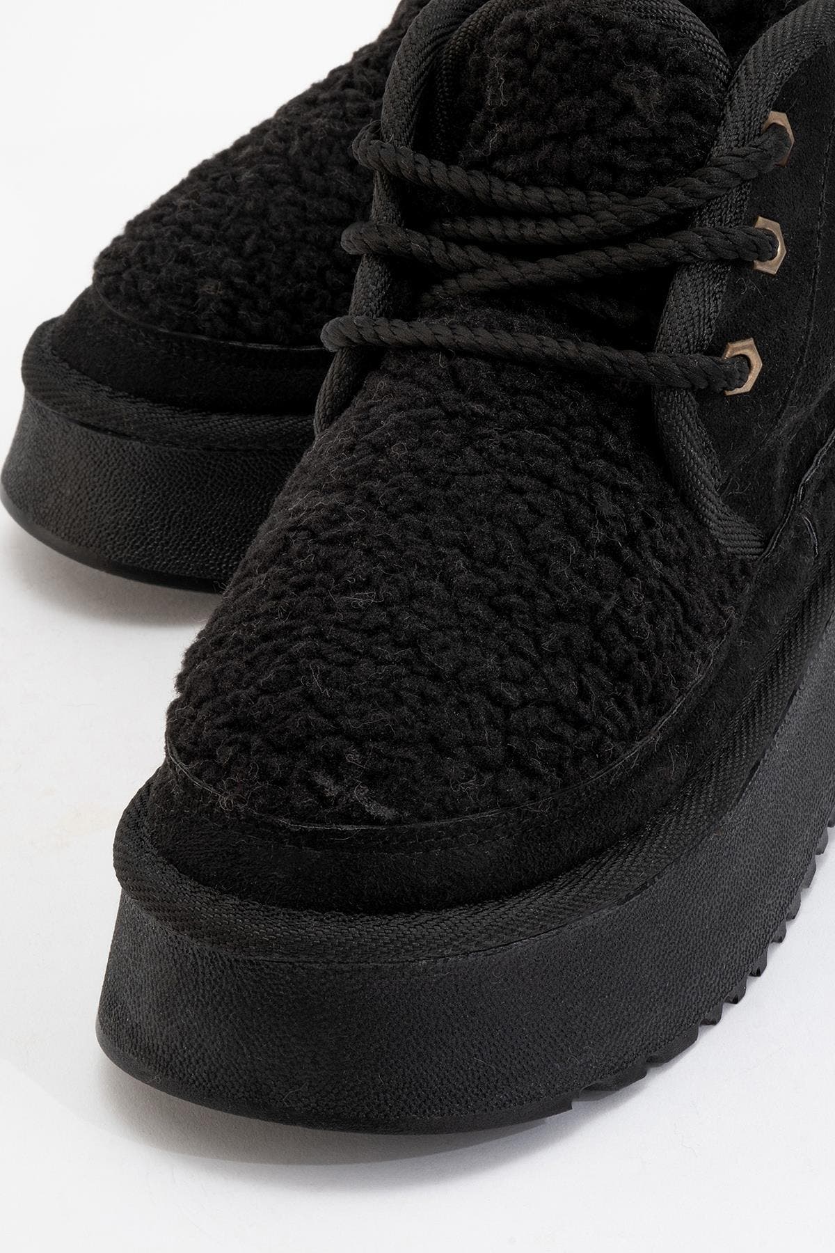 Prologue Shoes Tyson Lace Up Boot, Alternate, color, Black Suede Faux Leather