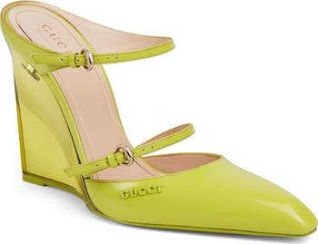 Gucci Christy Pointed Toe Wedge Mule (Women) | Nordstrom