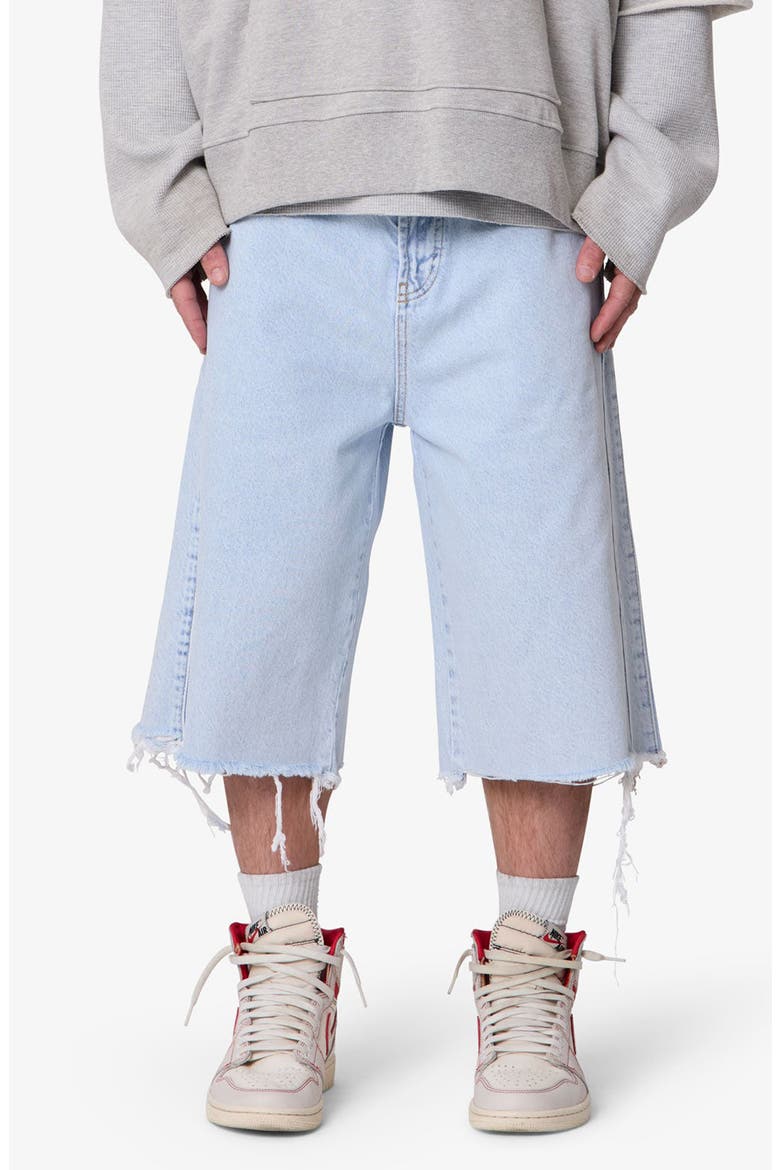 Ultrabaggy Denim Cutoff Shorts, Main, color, LIGHT BLUE