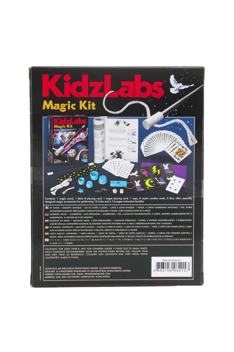 Kidzlabs Magic Kit Learn 12 Magic Tricks, Sleight Of Hand Set, Alternate, color, Multicolored