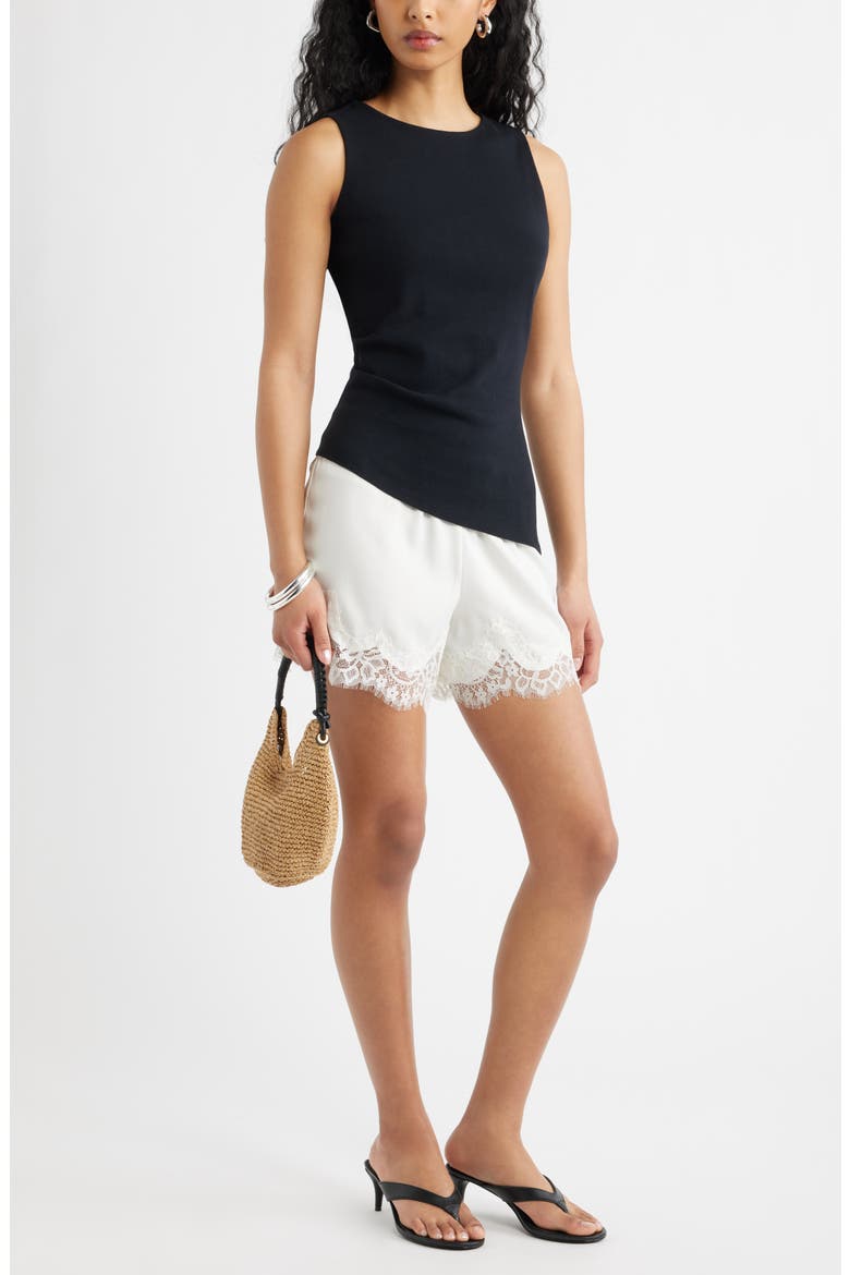 Asymmetric Rib Cotton Tank, Alternate, color, BLACK