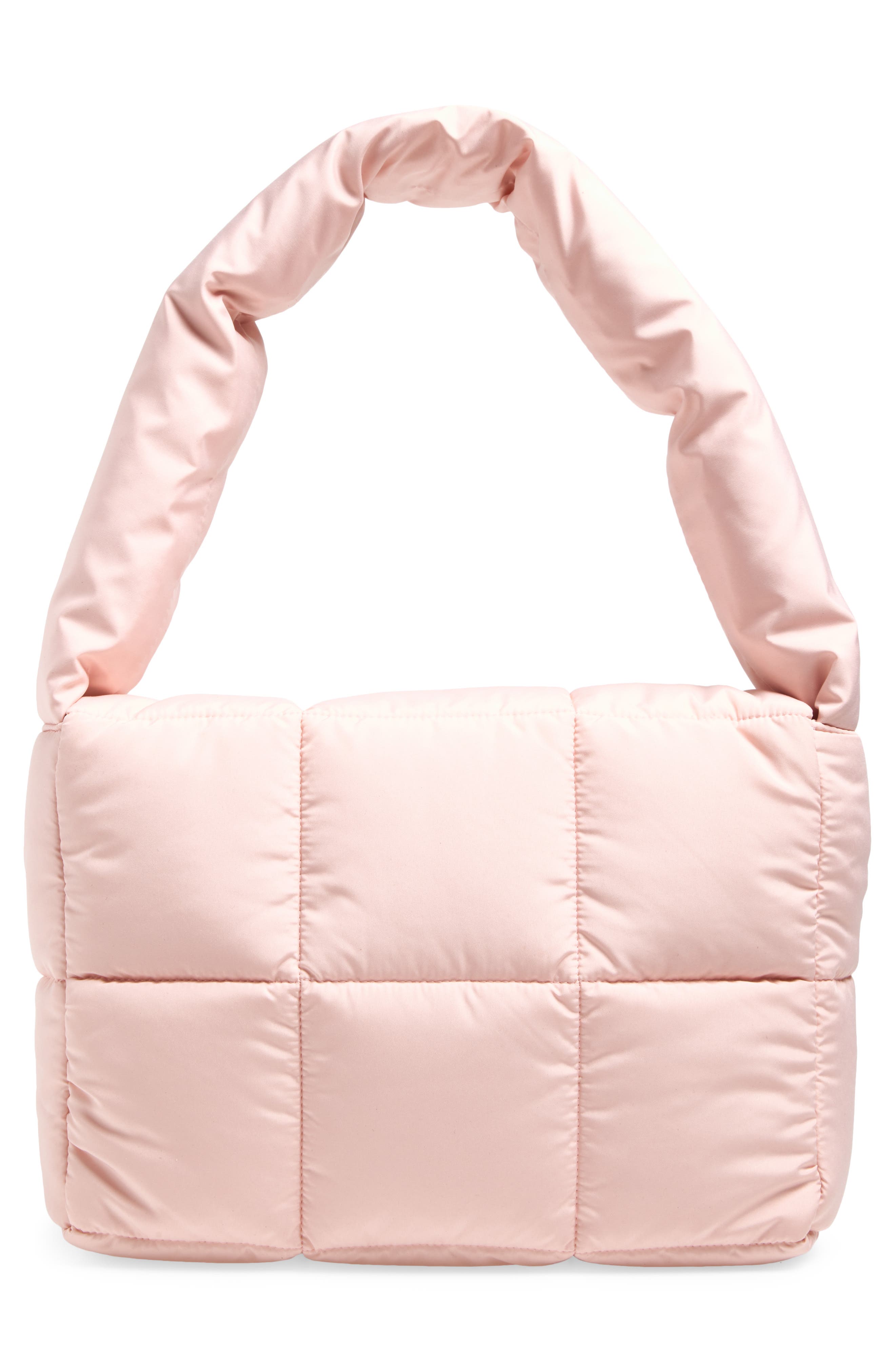 Marni Quilted Puffer Shoulder Bag, Alternate, color, 00C18 Cinder Rose