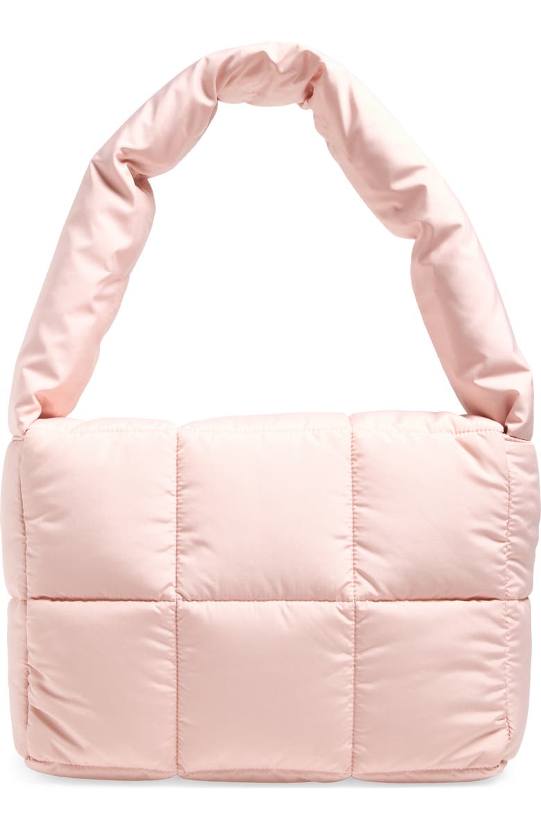 Marni Quilted Puffer Shoulder Bag, Alternate, color, 00C18 Cinder Rose