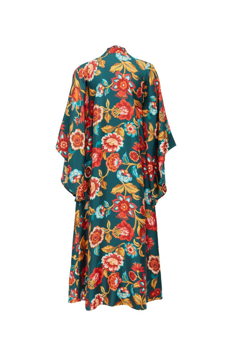 La DoubleJ Magnifico Midi Dress Hottie Emerald, Alternate, color, Hottie Emerald