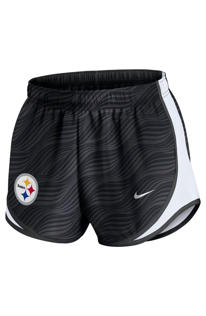 Nike Women's Nike Anthracite Pittsburgh Steelers Tempo Performance Shorts, Alternate, color, Anthracite
