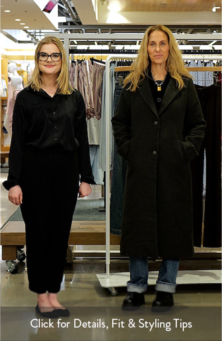 Long Check Coat, sales video thumbnail