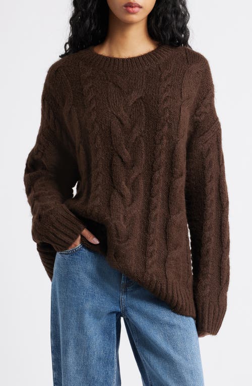 Bp. Oversize Cozy Cable Sweater In Multi