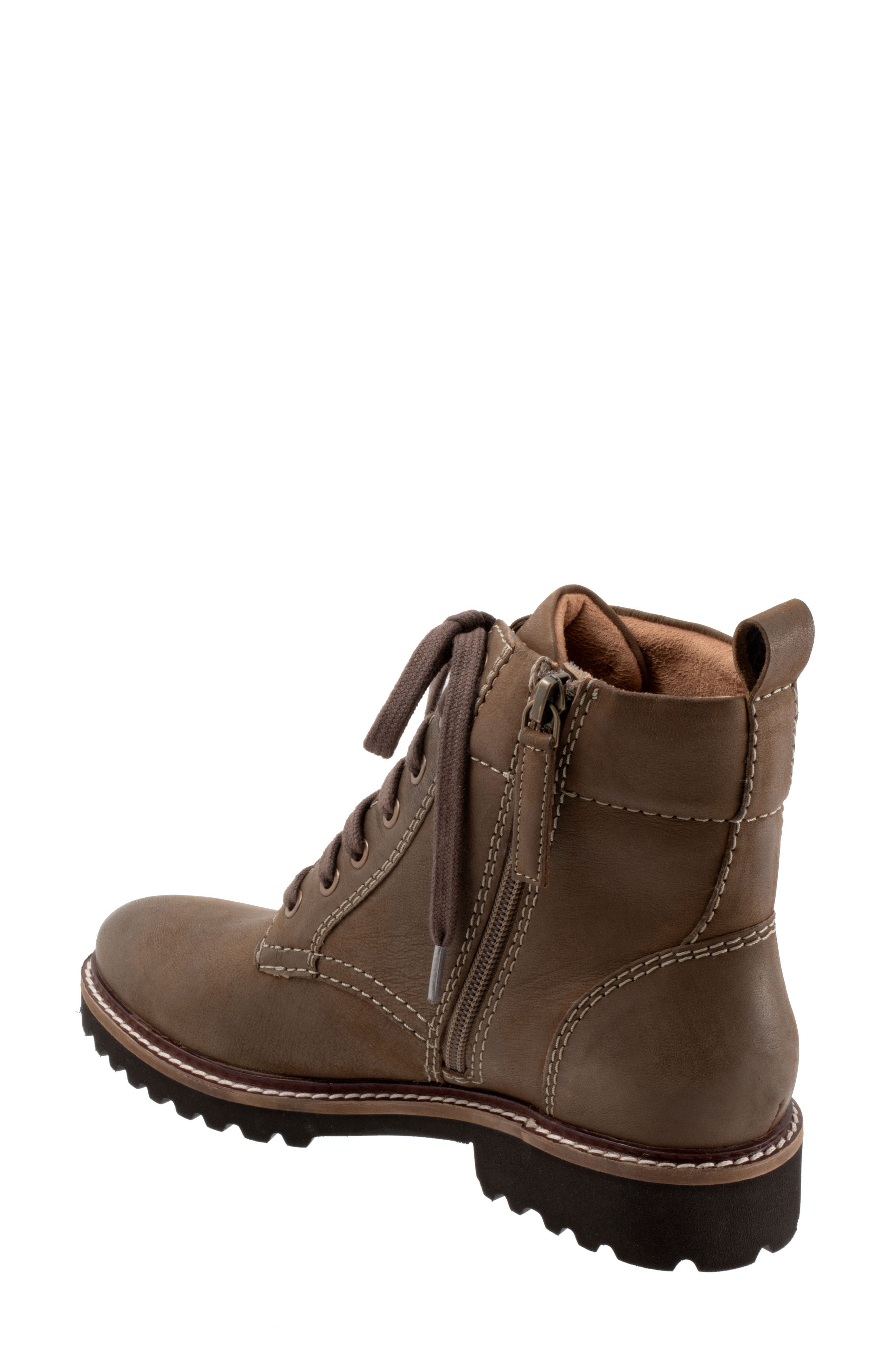 SoftWalk<sup>®</sup> Icara Lace-Up Boot, Alternate, color, Stone