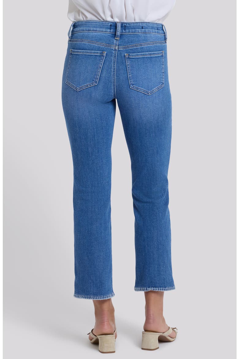 Marilyn Blanket Stitch Detail Ankle Jeans, Alternate, color, BLUE PARADISE
