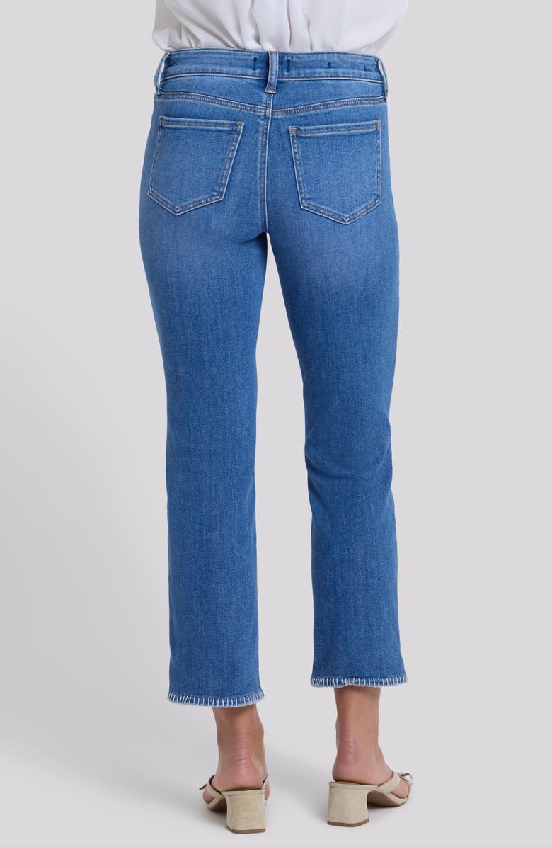 NYDJ Marilyn Blanket Stitch Detail Ankle Jeans, Alternate, color, Blue Paradise