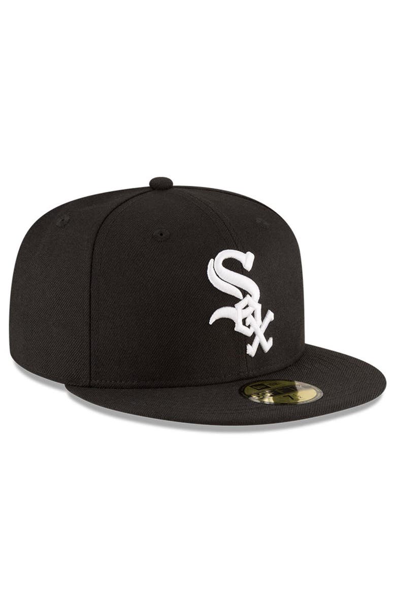 New Era Men's New Era Black Chicago White Sox 2005 World Series Wool 59FIFTY Fitted Hat, Alternate, color, Black