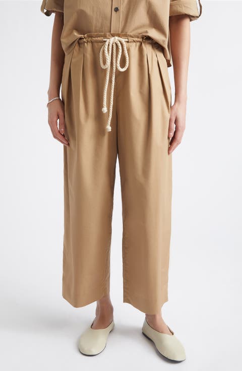 Organic Cotton Balloon Drawstring Pants