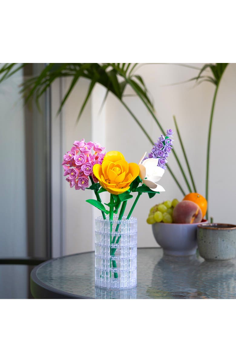 Brickcraft Bricktanicals Crystal Vase Building Set, Alternate, color, White