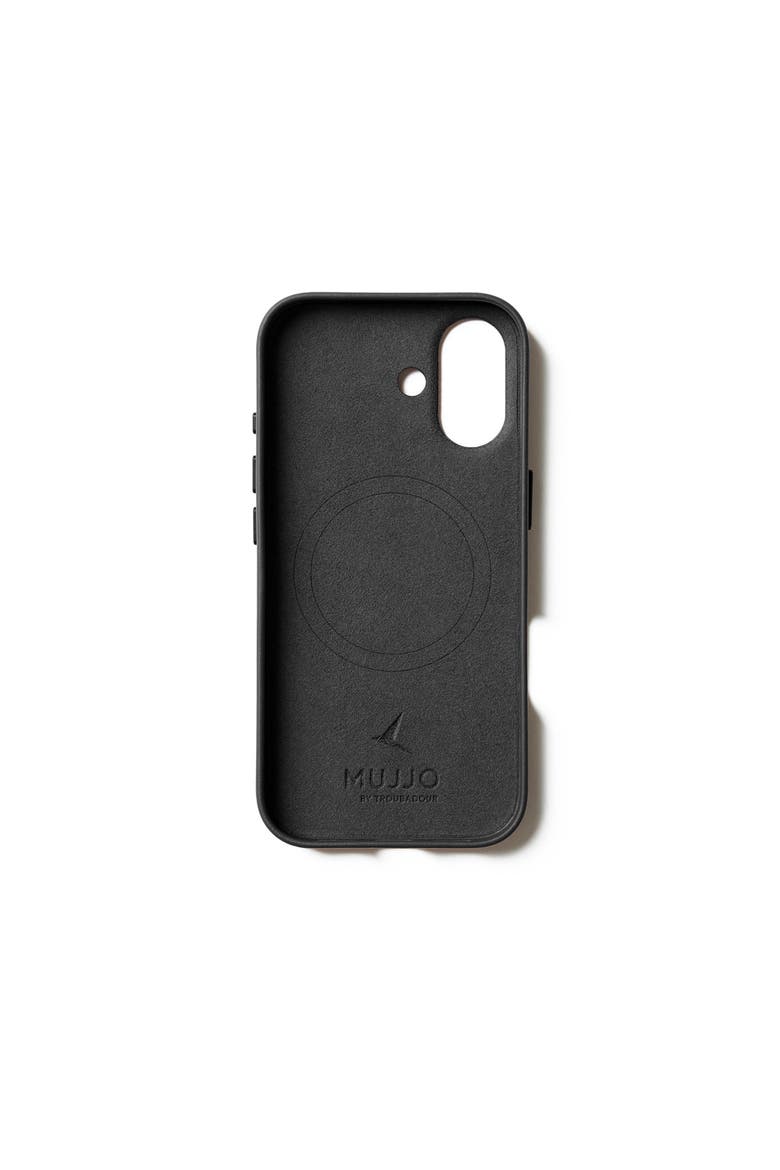 Full Leather Case for iPhone 17, Alternate, color, Black