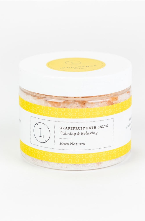 Lizush Cbd Grapefruit Natural Bath Salt Soak With Cbd Made With Dead Sea Epsom And Himalayan Salts T In Grapefruit