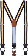 Trafalgar Balint Stripe Grosgrain Suspenders