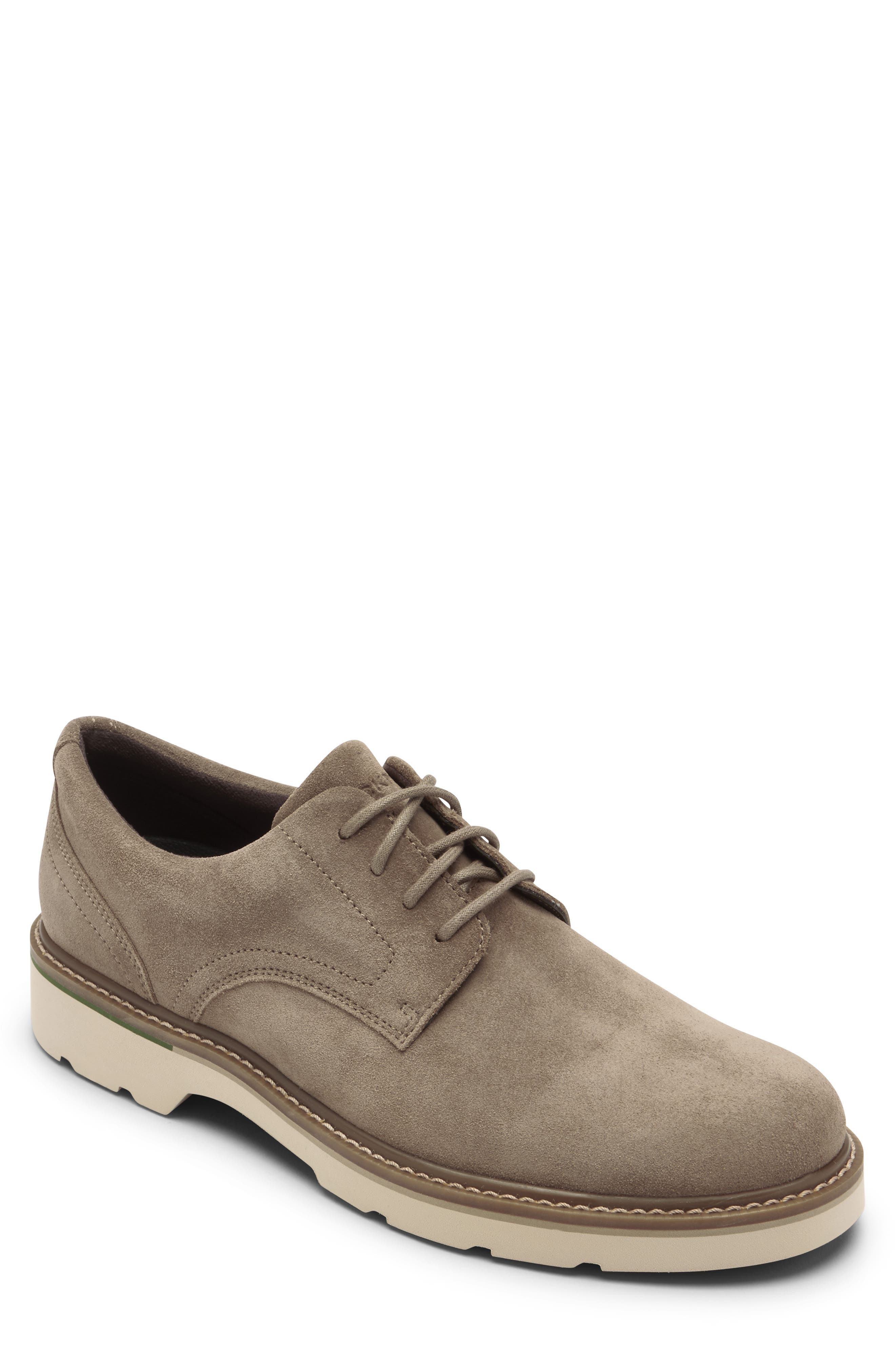 Charlee Waterproof Plain Toe Derby, Main, color, SAND SUEDE