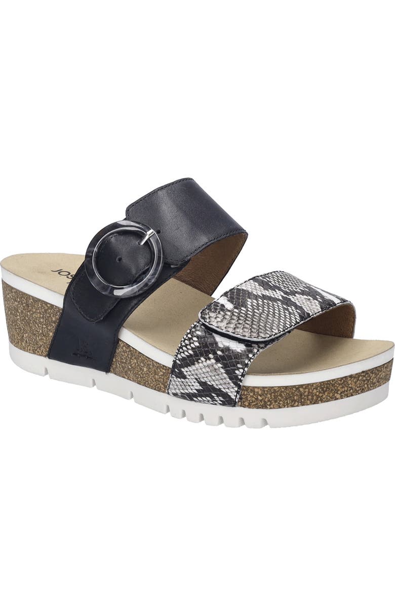 Josef Seibel Quinn 14 Wedge Slide Sandal, Main, color,