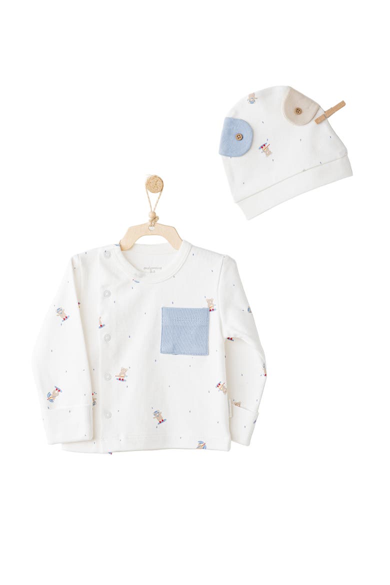 Bear Cub Sleep Set, Alternate, color, White