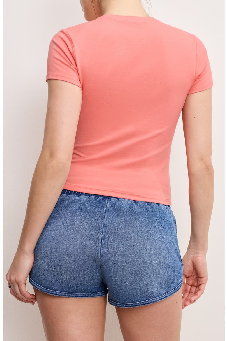 Super Stretch Baby Tee, Alternate, color, LIGHT CORAL001