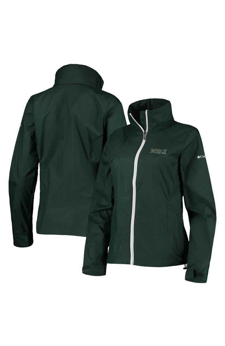 Columbia Women's Columbia Green Michigan State Spartans Switchback Full-Zip Hoodie Jacket, Alternate, color,