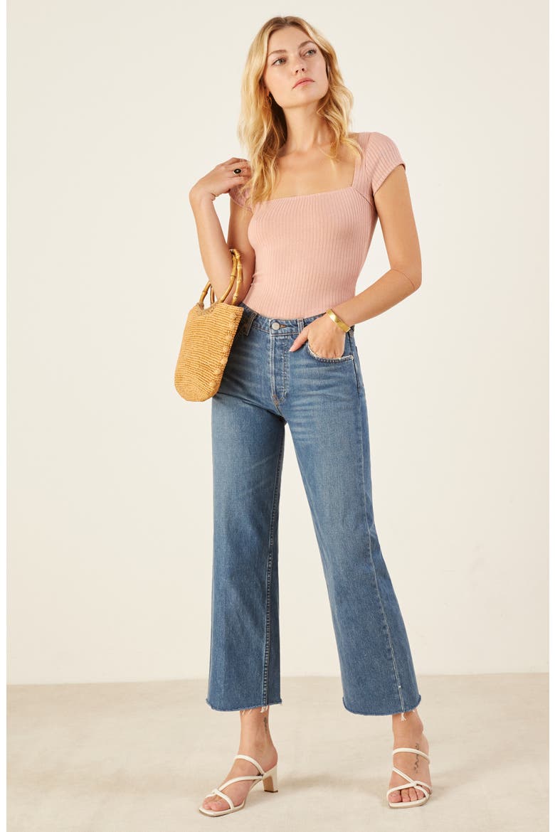 Bardot Top, Alternate, color, SERENADE
