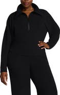 SPANX® AirEssentials French Rib Quarter Zip Pullover