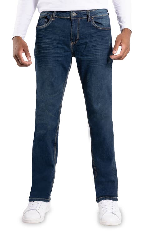 Saddle Stitch Modern Fit Denim Jeans