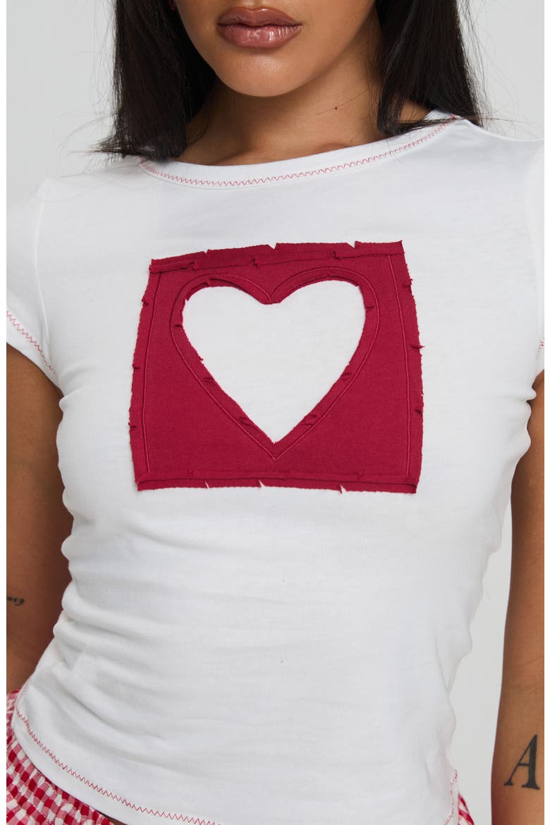 We're Lovers Organic Cotton Baby Tee, Alternate, color, WHITE