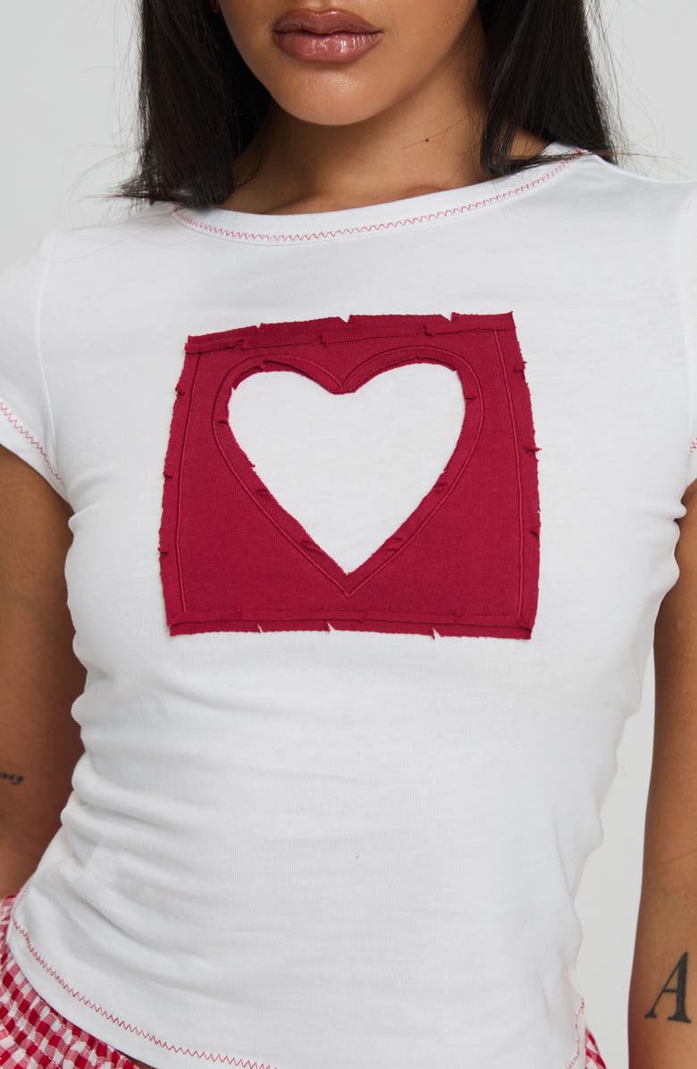 Princess Polly We're Lovers Organic Cotton Baby Tee, Alternate, color,