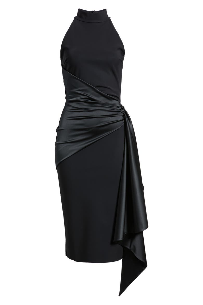 Gudairi Sleeveless Midi Dress, Alternate, color, BLACK