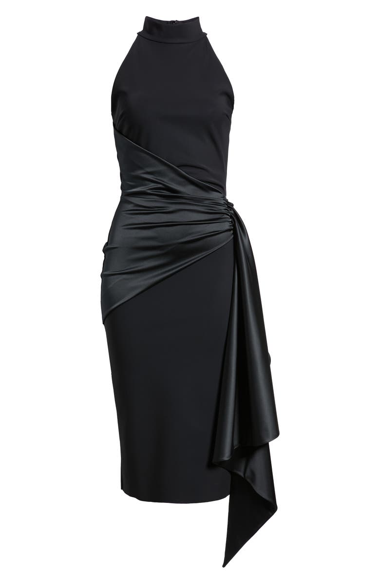 Chiara Boni La Petite Robe Gudairi Sleeveless Midi Dress, Alternate, color, Black