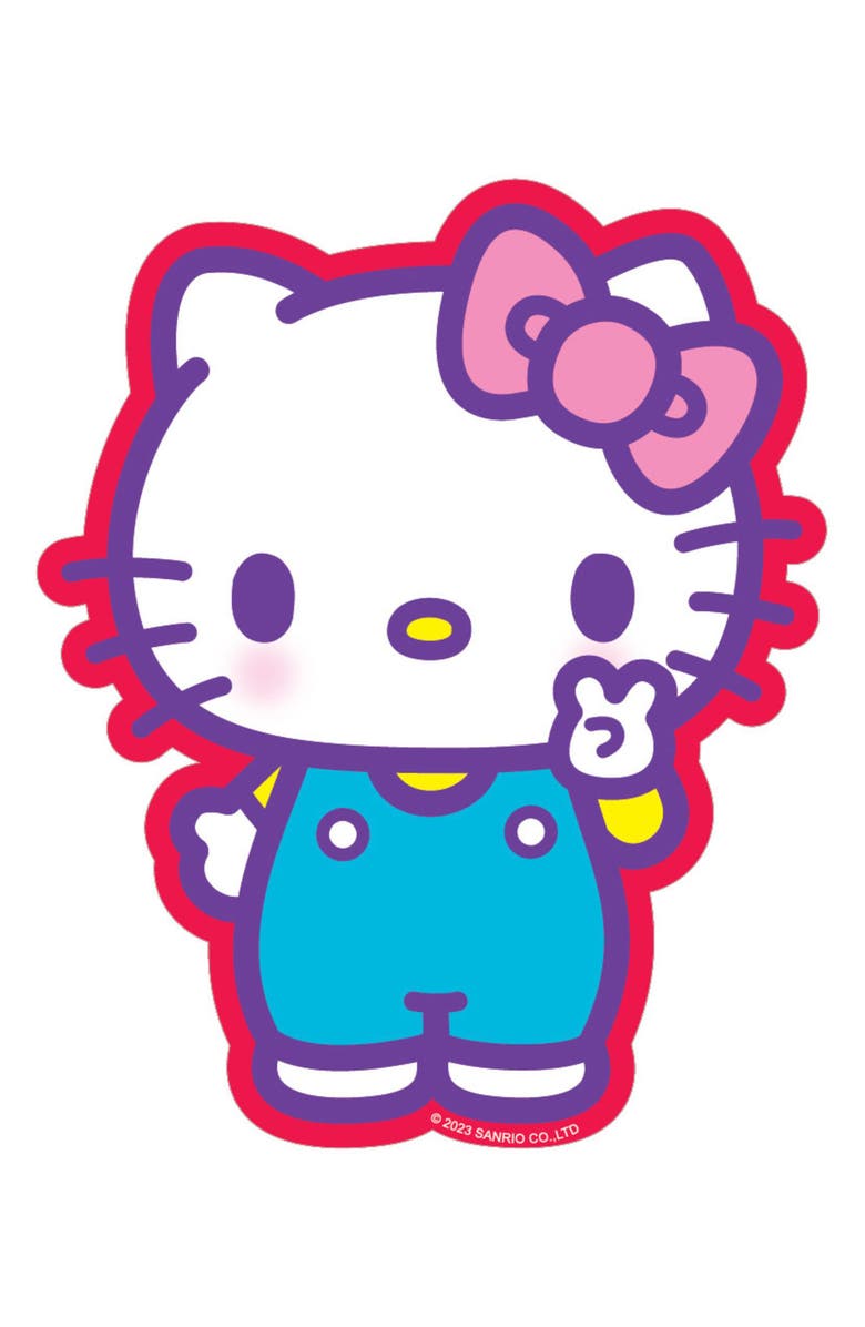PIPSTICKS x Sanrio Hello Kitty<sup>®</sup> Peace Sign Vinyl Sticker, Main, color, 