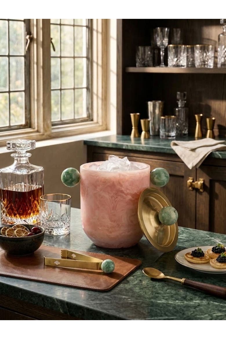Copenhagen Ice Bucket, Alternate, color, Blush Pink