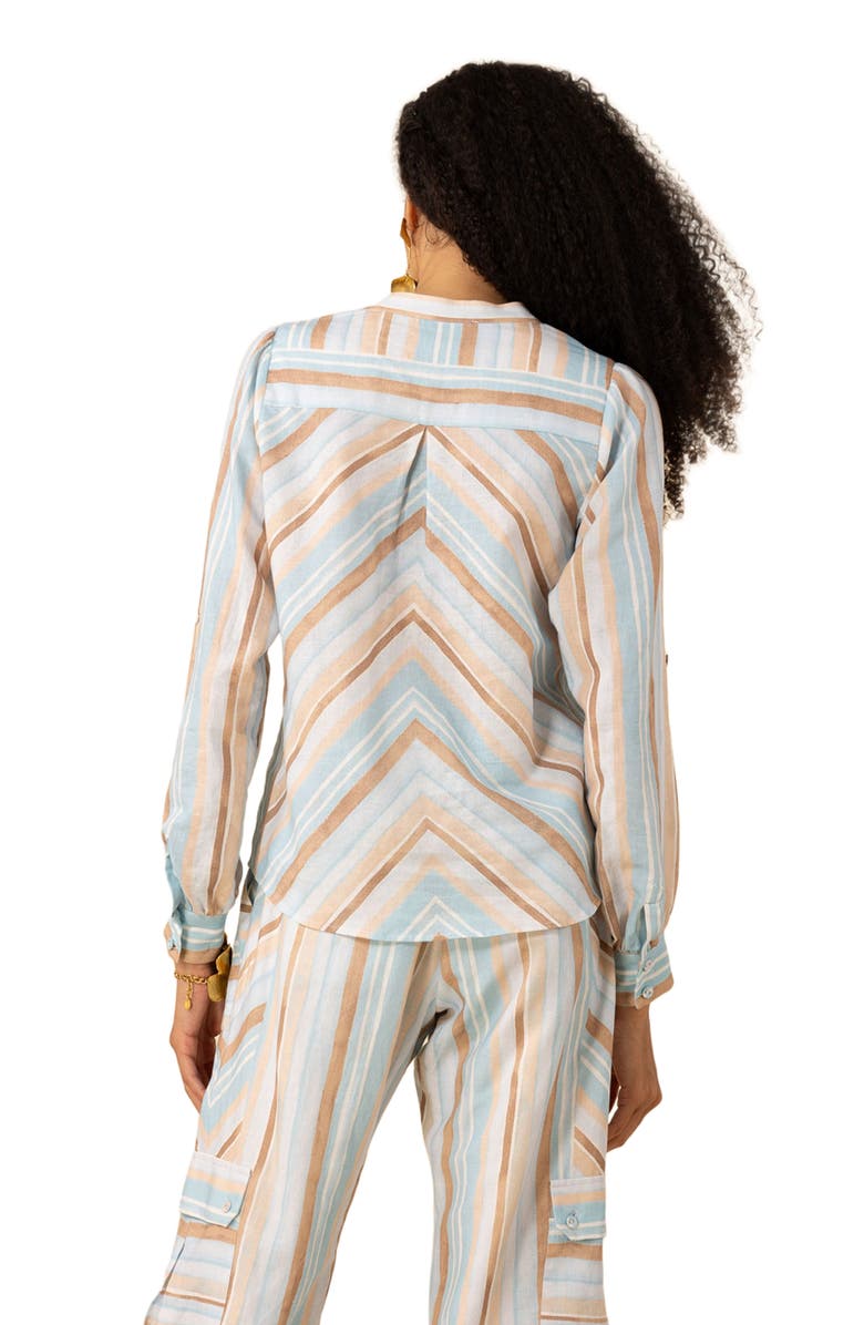 Hale Bob Karla Linen Top, Alternate, color, 