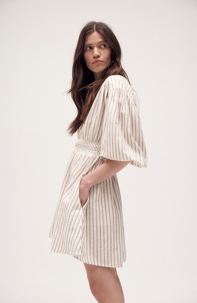 Barbour Ella Stripe Minidress, Alternate, color, 