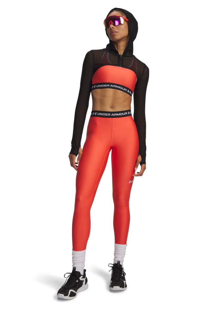 Vanish Elite Mesh Full Zip Crop Hoodie, Alternate, color, BLK