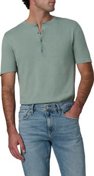 Joe's Short Sleeve Cotton Blend Henley