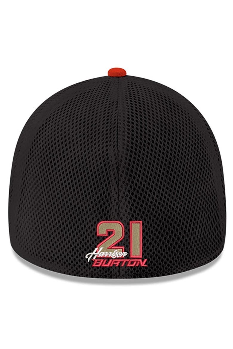 Men's New Era Red Harrison Burton Motorcraft NEO 39THIRTY Flex Hat, Alternate, color, Red