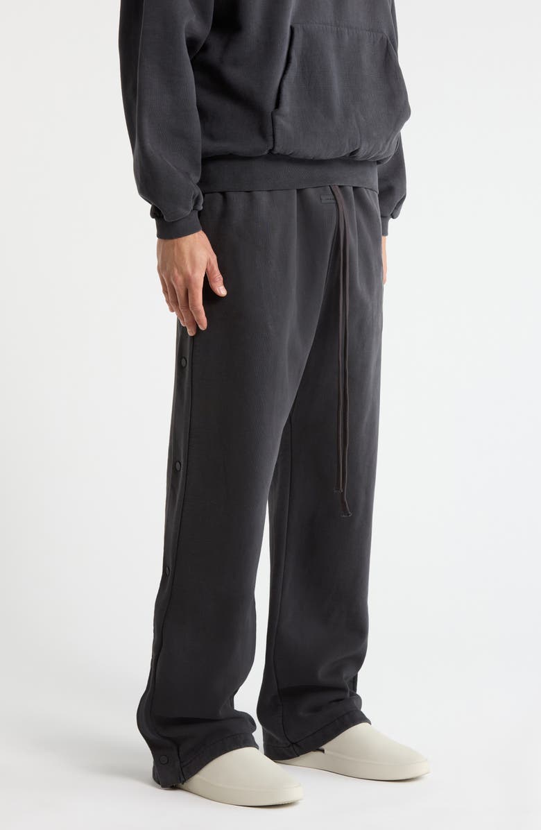 Fear of God Essentials Tearaway Cotton Sweatpants, Alternate, color, Vintage Black