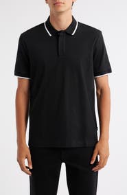 BOSS Parlay Tipped Cotton Polo