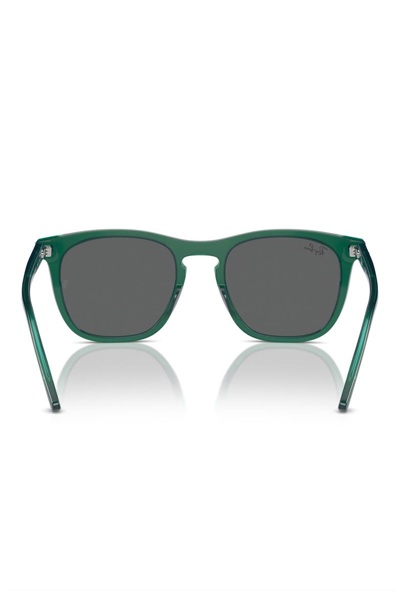 53mm Square Sunglasses, Alternate, color, TRANSPARENT GREEN