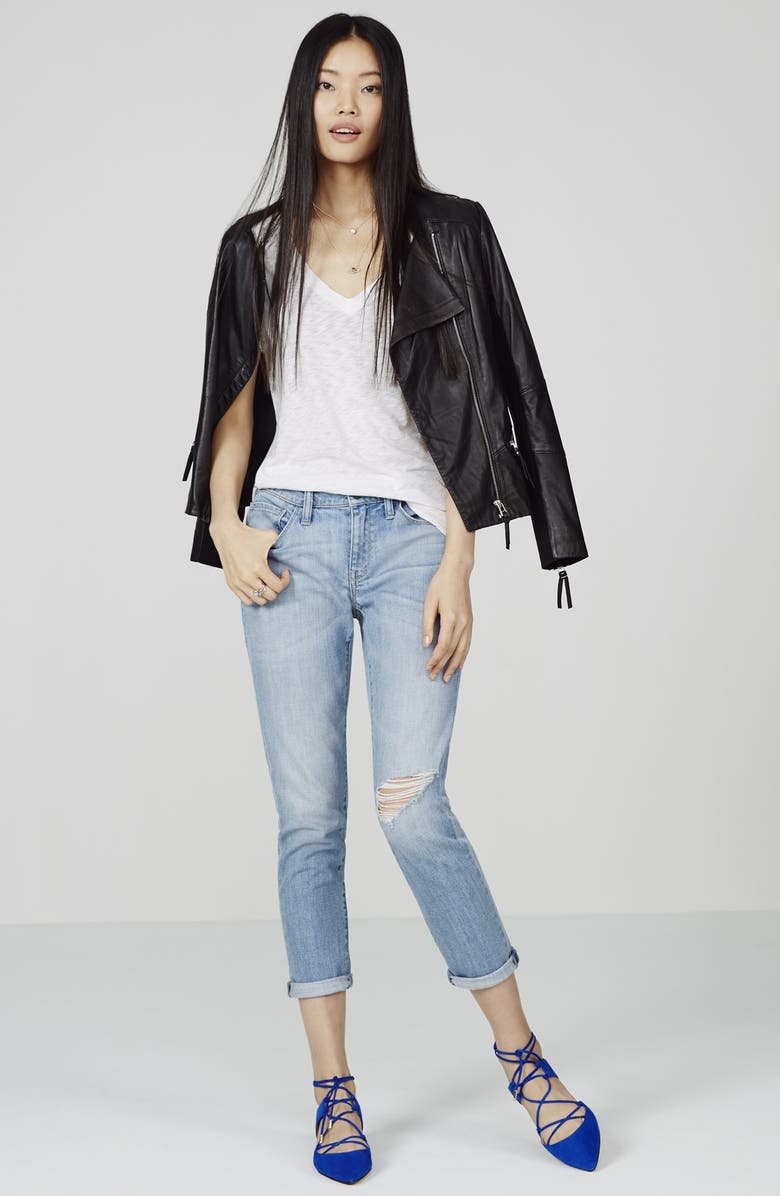 Ivanka Trump 'Trish' d'Orsay Ghillie Flat, Alternate, color,