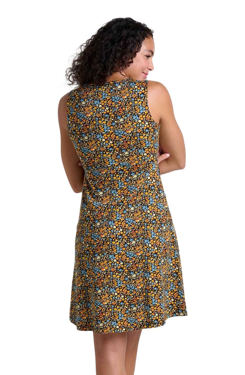 Toad 
Co Rosemarie Sleeveless Dress, Alternate, color, Black Ditsy Print